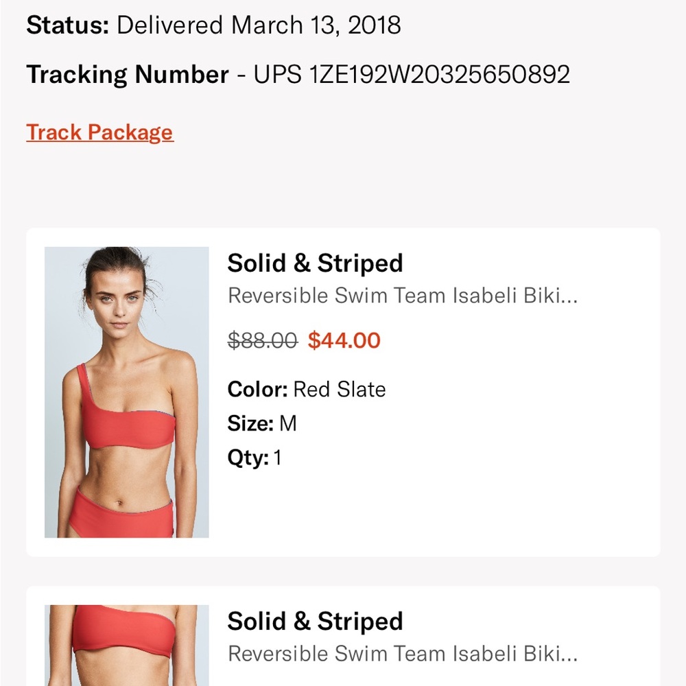 Solid & Striped Swim Team Isabeli Reversible Biki… - image 5